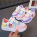 Summer Girls Hollow Breathable White Shoes Children's Single Mesh Sports Shoes Mesh Girls Flat Shoes Wholesale_viptrois.com