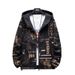 Men's Clothing Large Size Men's Jacket Student Thin Camouflage Double Sided Wear Plus Size Windbreaker Coat Printed Logo_viptrois.com