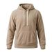 Men's Clothing Men's Casual Sports Sweatshirt Style Commuter Hooded With Pockets Solid Color Fleece Loose Fit_viptrois.com