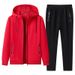 Men's Clothing New Korean Fashion Cardigan Hooded Casual Sports Suit Men's Chinese Fashion Brand Sweater Spring And Autumn_viptrois.com
