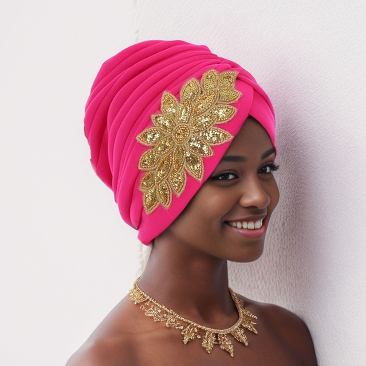 Autumn And Winter New Space Laminated Pleated Fashionable African Ethnic Characteristics Baotou Hat Indian Hat_viptrois.com