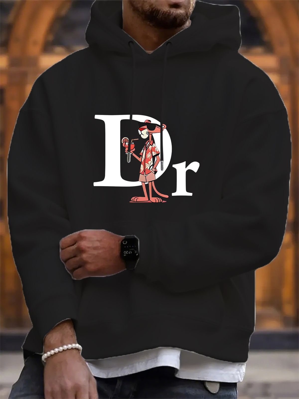 Autumn And Winter Men's Top Sweatshirt Loose And Comfortable Warm And Hooded Sweatshirt Men's Clothing_viptrois.com