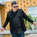 Men's Clothing Plus Size Two Piece Sweater Cardigan Fat Guy Long Sleeved T Shirt Shirt Collar Lapel Jacket_viptrois.com