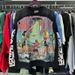 Rough Play Trendy Style Letter Print Retro High Street Loose Unisex Long-sleeve T-shirt For Summer_viptrois.com