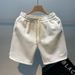 Men's Clothing Casual Shorts Men's Trendy Brand Ins Loose Casual Trendy Outer Wear Mid Pants Versatile Five Quarter Pants_viptrois.com
