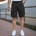 Men's Clothing Retro Sportswear Casual Shorts Men Summer Ice Silk Cool Loose Five Point Pants_viptrois.com