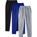 Men's Clothing Casual Plus Velvet Solid Color Fleece-Lined Casual Jogger Pants - Mid Rise Straight Leg Comfortable Sweatpants For Spring & Fall_viptrois.com