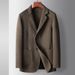 Men's Clothing autumn and winter handmade wool single western middle aged and young people solid color business double sided suit jacket_viptrois.com