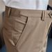Men's Premium Solid-Color Woven Shorts – Lightweight Business Casual Summer Pants With No-Wrinkle Finish & Straight Leg Cut_viptrois.com