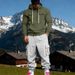 Men's Style Heavyweight Fleece Hooded Sweatshirt And Sweatpants Set Winter Outdoor Workwear Loose Fitting_viptrois.com