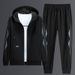 Men's Clothing L 8XL Large Size Sweater Men's Casual Suit Men's Spring and Autumn Youth Sports Suit Loose Hooded Jacket Men's Trousers_viptrois.com