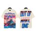 2026 American Fashion High Skull Rock Band Washed Loose Short-sleeve T-shirt Street Print_viptrois.com