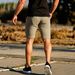 Summer Men's Slim Fit Plaid Five Point Business Casual Shorts Breathable Thin Trendy Style_viptrois.com