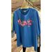 Women's clothing 2023 new Marni blue graffiti print loose short sleeved t-shirt women's summer slim niche top_viptrois.com