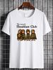 The Second Breakfast Club T-Shirt Designer Clothes Comfortable Graphic Casual Breathable Stylish Summer Versatile Soft Homme Top For Everyday Wear_viptrois.com