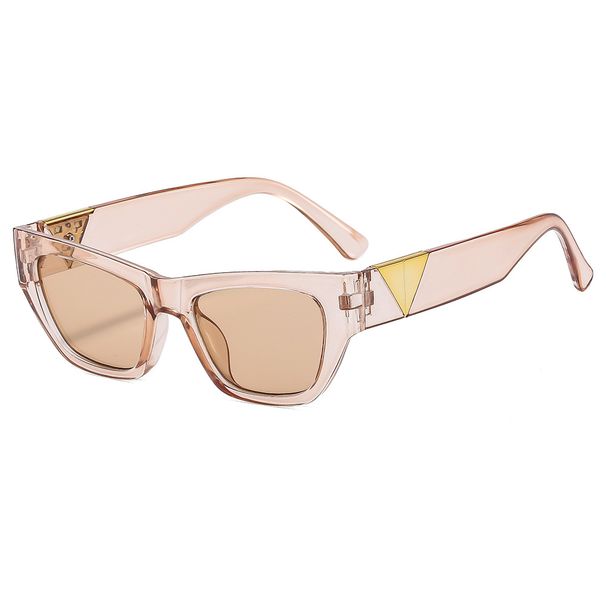 New Small Frame Fashion Cat Eye Sunglasses Cyberpunk Hip Hop Sunglasses Personality Ultraviolet_viptrois.com
