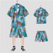 Men's Clothing Summer Beach Style Loose Shirt Hawaiian Casual Suit Men's Printed Two Piece Suit_viptrois.com