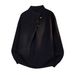 Zodiac Year Atmosphere Couple Hooded Sweater Men Winter American Oversize Solid Color Knitted Pullover_viptrois.com