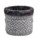 Women's Scarves Winter Solid Color Fleece Neck Sleeve Women's Riding Knitted Wool Sleeve Neck Thickened Scarf Warm Neck Windproof in Autumn and Winter_viptrois.com