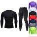 Men's Clothing Running Sports Fitness Suit Cycling Training Compression Tights Bottoming Long Sleeve Breathable Quick Drying Clothes_viptrois.com