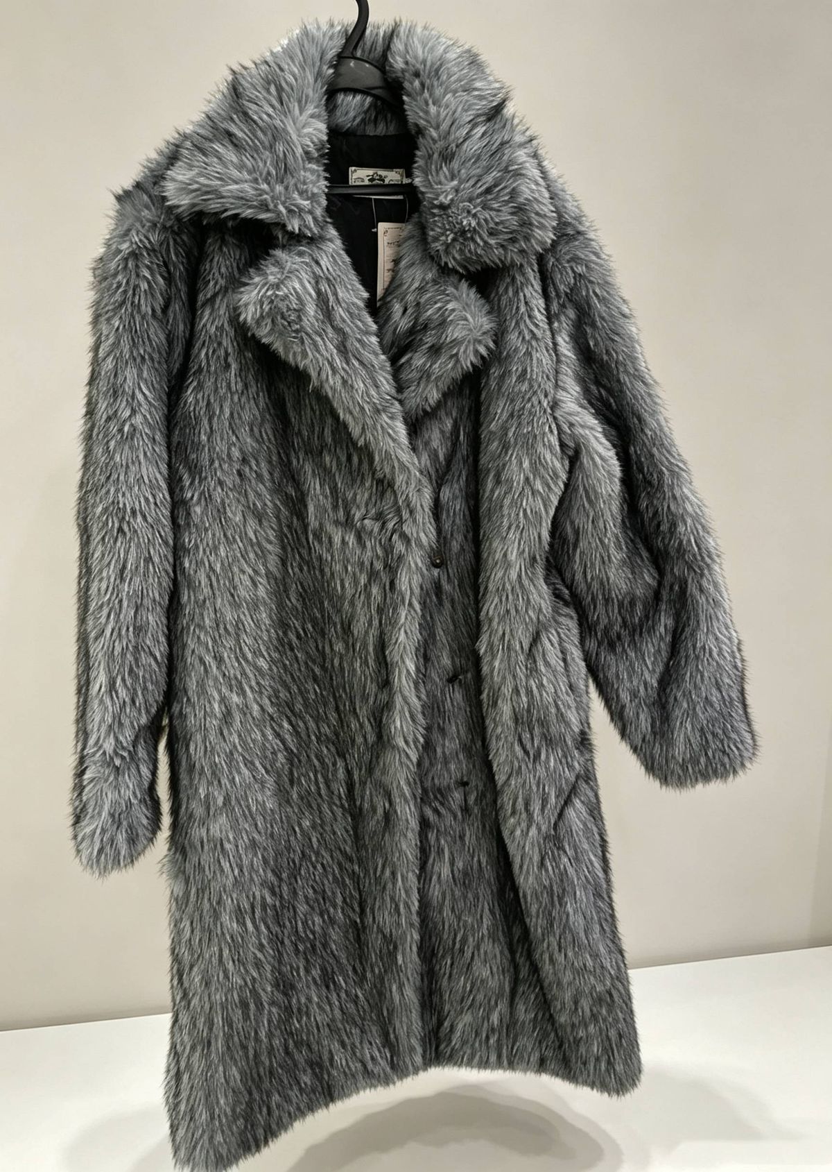 Men's Clothing Men's New Fur Coat Fox Fur Lapel Long Trendy Winter Windproof Warm Windbreaker Large Size_viptrois.com