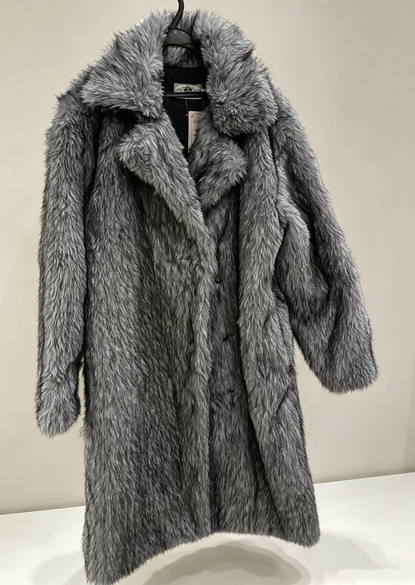 Men's Clothing Men's New Fur Coat Fox Fur Lapel Long Trendy Winter Windproof Warm Windbreaker Large Size_viptrois.com