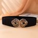 Fashion Women Elastic Waist Stretch Korean Style Versatile Dress Shirt Sweater Decoration Wide Waistband Belt_viptrois.com