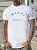 Miami Sushi Club T Shirt Relaxed Fit Size Small White Soft Stretched Unisex Stylish Slightly Versatile Fashion Top For Everyday Wear Casual_viptrois.com
