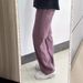 American Purple Jeans For Men, Summer High Street Vibe Pants, Extended Length, Tall Straight Leg, Slightly Flared Pants_viptrois.com