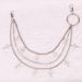 Oversize Punk Chains - Unisex Hip Hop Waist Jewelry With Lock Detail, Streetwear Accessories For Pants_viptrois.com