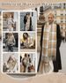 YSense Women's Long Plaid Blanket Scarf Chunky Oversized Winter Fall Warm Big Tartan Scarves Wrap Shawl Ladies Gifts_viptrois.com