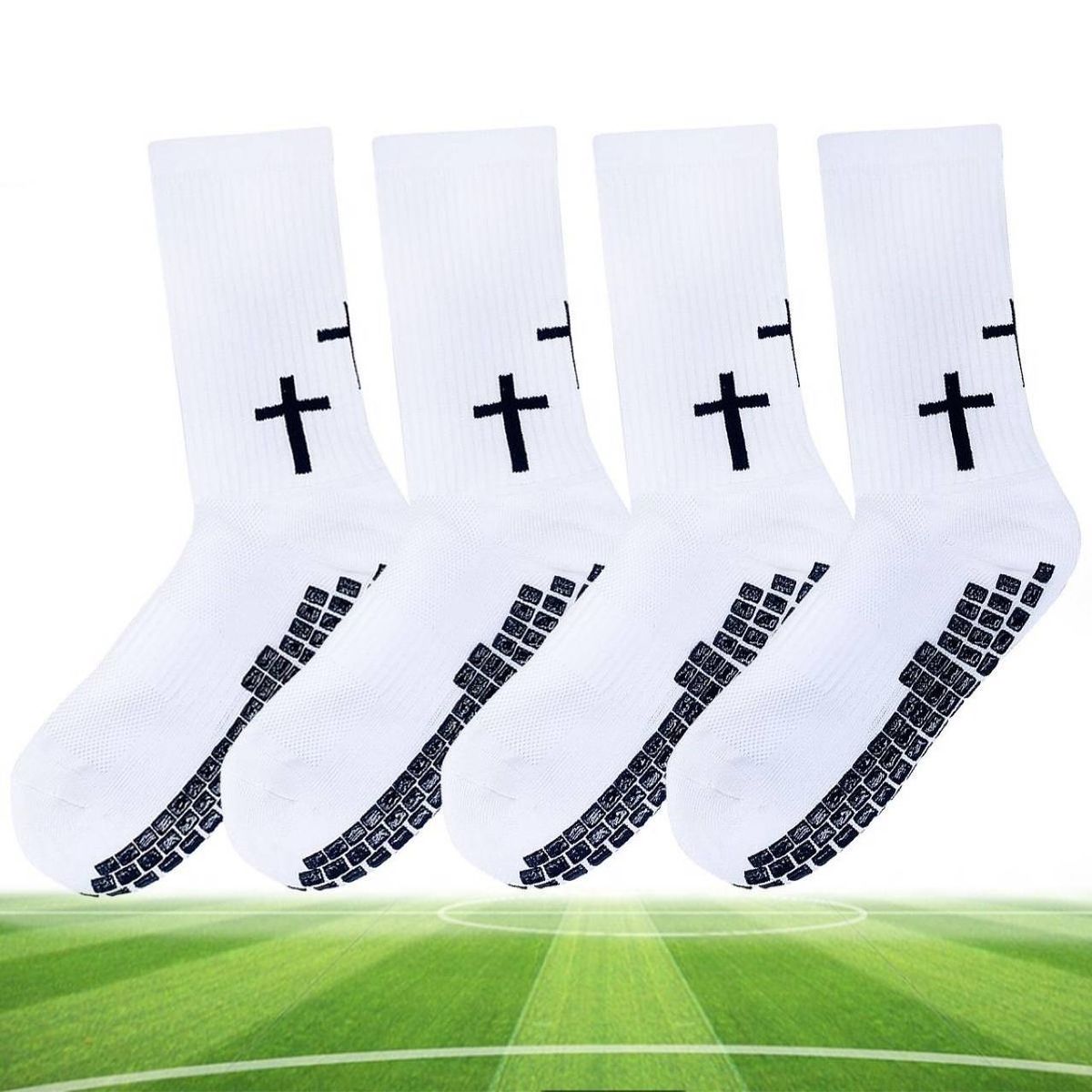 Sport Socks Anti Slip Football Socks For Sports, Moisture Absorbing And Breathable_viptrois.com