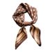 Polka dot line temperament scarf color matching silk scarf silk women's square scarf 70x70cm headscarf shawl_viptrois.com