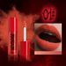New Pink Pearlescent Fine Flash Lip Glaze Halloween Makeup Matte Velvet Lipstick_viptrois.com
