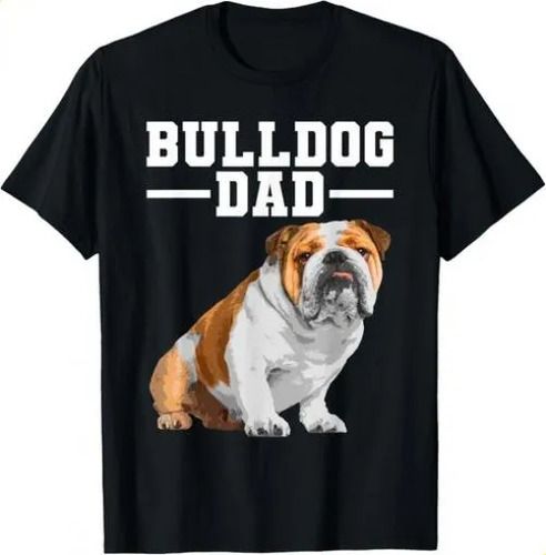 T-shirtcute Design For 2026 Men Dad Dog English Bulldog L_viptrois.com