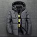 Down Short Style Slim Fit Casual Thick Warm Middle-Aged Hooded Jacket For Men's Wear_viptrois.com