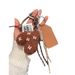 Bag Charms Lambswool Love Pendant Plush Bow Lanyard Climbing Bracelet Keychain Bag Pendant_viptrois.com