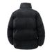Stand-up Collar Padded Jacket For Men And Women, Loose And Thickened Padded Jacket, Suede Padded Jacket For Men_viptrois.com