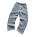 Unisex Streetwear Embroidered Jogger Pants - Oversized Hip-Hop Sweatpants With Zipper Detail (Light Gray/Black/Pink, S-3XL)_viptrois.com