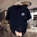 2025 Summer Loose Men And Women Pullover 100% Cotton Short Sleeve T-shirt_viptrois.com