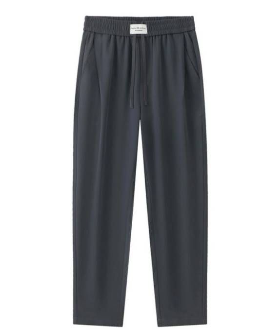 Men's Clothing New Spring/Summer Style Wrinkle Resistant Straight Leg Trousers, Thin Dress Trousers, Men's Casual Trousers, Loose Fit, Trendy_viptrois.com