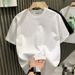 2026 Summer Fashion Men's Short-Sleeved T-Shirt With Star Embroidery And Glittered Beads On The Sleeve And Half-Sleeve T-Shirt_viptrois.com