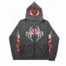 Men's Clothing 2025 Trend New Arrivals Gothic Style Spider Print Cardigan Full Zip Sweater Men's Autumn And Winter Tops Jacket Men's Hat_viptrois.com