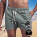 Men's Clothing Men's Quick Drying Loose Fit Sports Shorts Summer Casual Beach Pants Thin Ice Silk Five Point Double Layer_viptrois.com