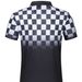 Men's Casual V-Neck Polo Shirt With Chest Pocket - Plaid Stitching Detail | Breathable All-Purpose T-Shirt For Daily Wear_viptrois.com