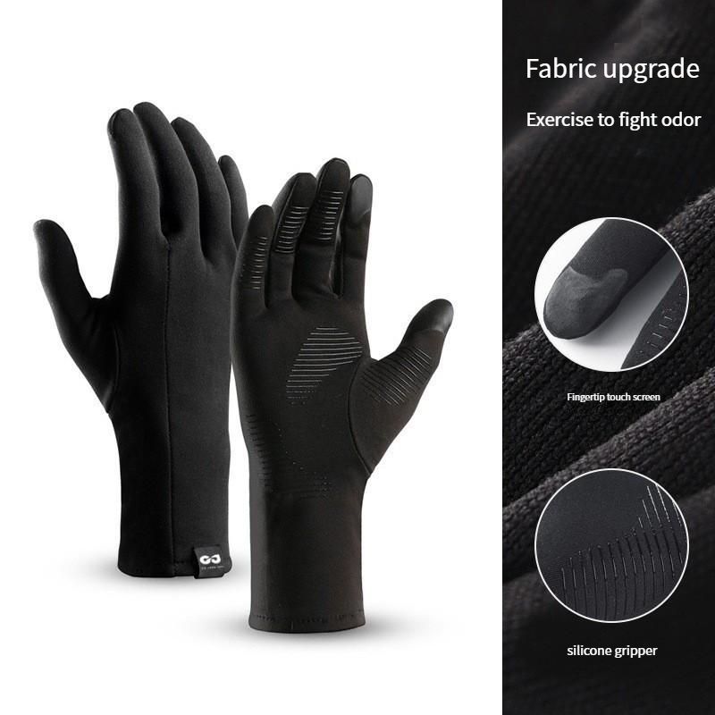 Women's Gloves Winter Ski Liner Gloves Men And Women Outdoor Cycling Running Sports Antibacterial Touch Screen Warm Liner Gloves DB72_viptrois.com