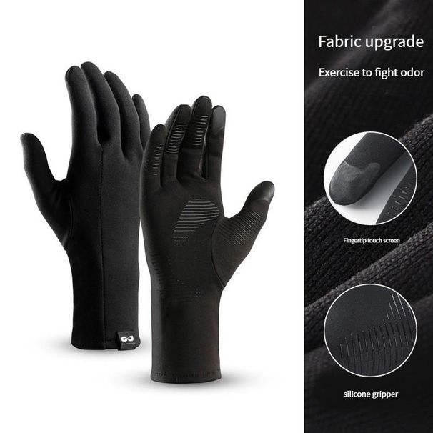Women's Gloves Winter Ski Liner Gloves Men And Women Outdoor Cycling Running Sports Antibacterial Touch Screen Warm Liner Gloves DB72_viptrois.com