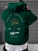 Men's Autumn And Winter Casual Fashionable Loose Hoodie Tree Print Long Sleeved Warm Pullover Sweater_viptrois.com