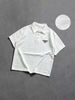 Men's Clothing Casual Jacquard Summer New Men's Slim Breathable Lapel Shirt Short Sleeved Shirt Men_viptrois.com