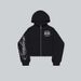 "Unisex Retro Zip Hoodie – Oversized Streetwear Sweatshirt With Drop-Shoulder (Black/Grey) | S-XL Unisex Vintage-Inspired Outerwear"_viptrois.com